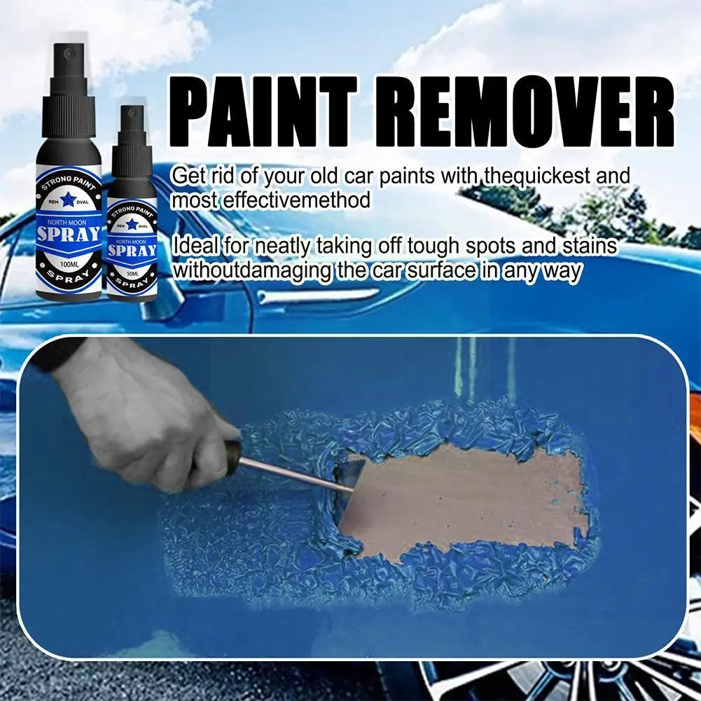 

Strong Paint Removal Spray Quick Portable Car Paint Maintenance Cleaning Car Spray Tool Anti Corrosive Remover Removal Pain E4f1