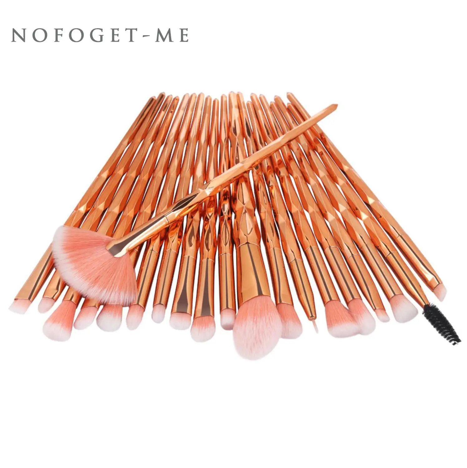 

Rainbow Professional Eyelash Makeup Brushes Set Eye Shadow Brush Eyebrow Brush Foundation Mascara Brushes Cosmetic Tools Kits