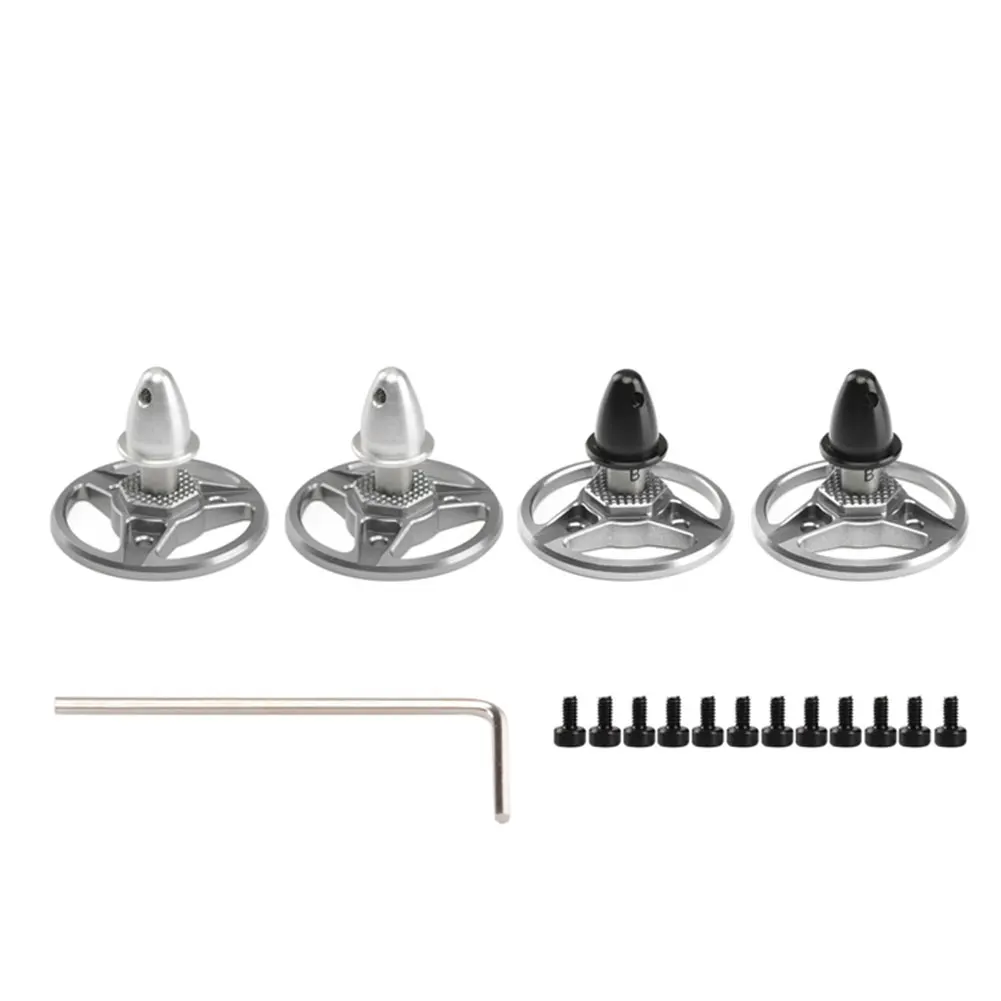 

4pcs Propeller Mounting Plate Blade Accessories Repair Durable With Screws Prop Quick Release Drone Base Fit For DJI FPV Combo