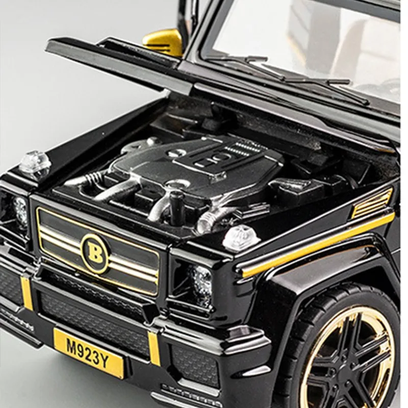 

1:24 BRABUS Benz G65 Alloy Model Car Children Toy Car For Kids Boys Diecast & Toy Vehicles Off-road Metal Miniature Car Model