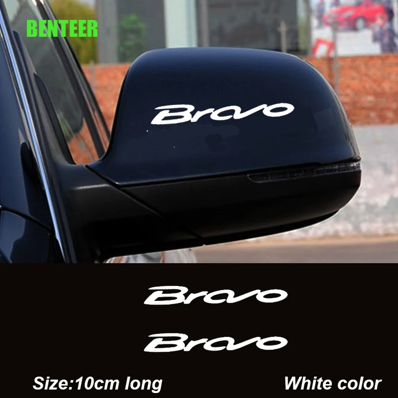 2 шт. Автомобильная наклейка на зеркало заднего вида для Fiat Bravo