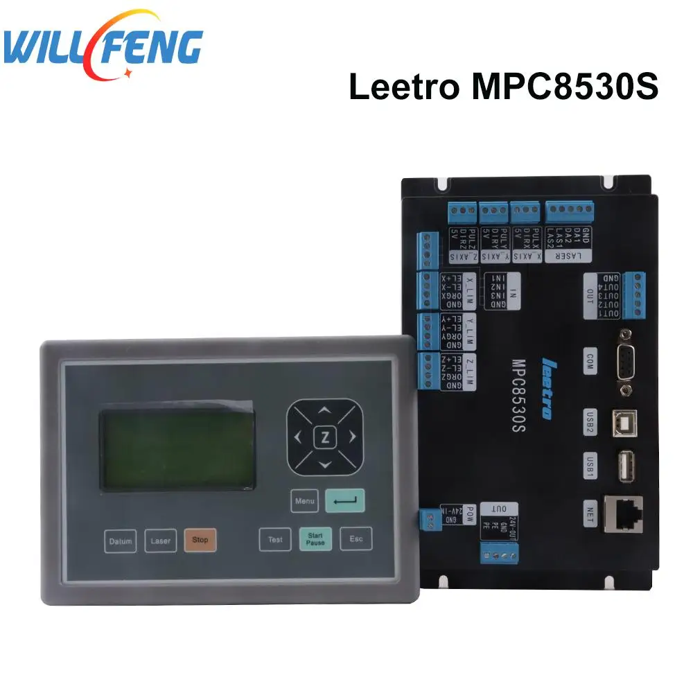 Лазерный контроллер Co2 Will Feng Leetro MPC8530S для лазерного резака гравировальный станок