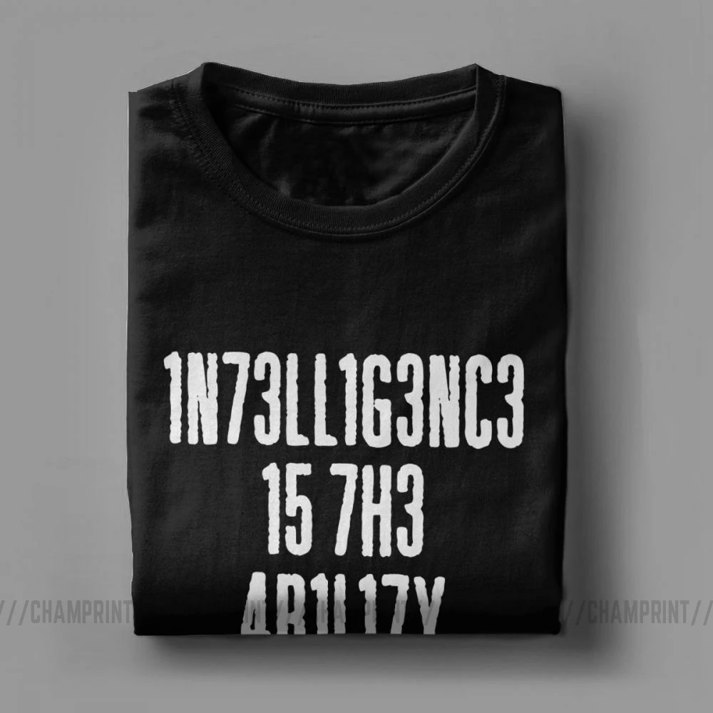 Мужская футболка Intelligence Vintage Intelligence-это способность адаптироваться к изменениям