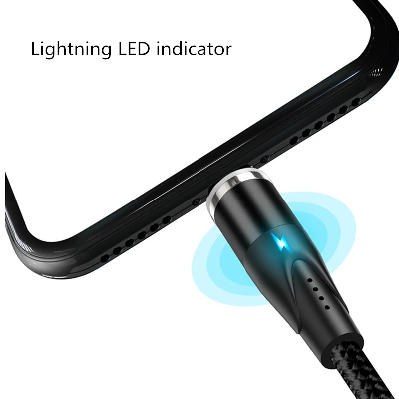 

Car charger Android type-c three-in-one 360degree blind plug magnetic head charging cable car carelectronics Mobile flash charge