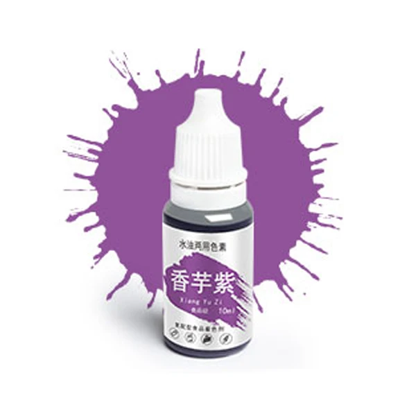 

High Dyes Soap Making Coloring Set Liquid Kit Edible Colorants for DIY Plasticine Water Oil Dual Use DOG88