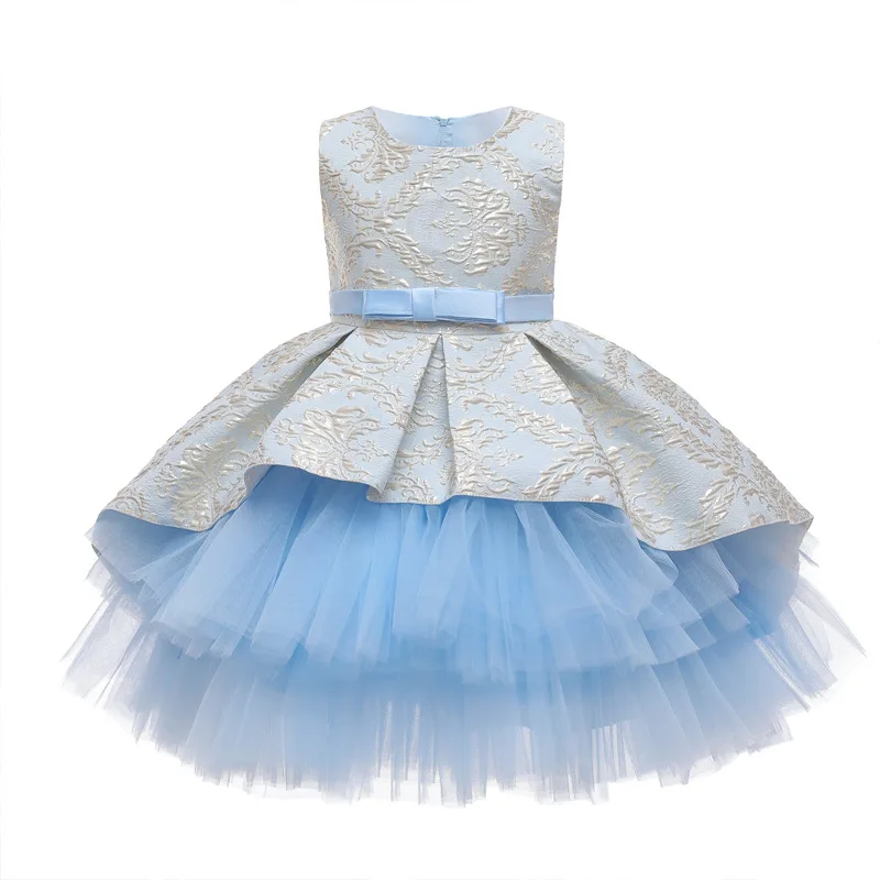 

Girls Dress Summer Clothes Lace Kids Dress For Girls Wedding Party Princess Dress Ball Gown Children Clothing vestidos 2 8 Years