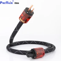high quality ofc copper audiophile power cord cable ac mains power cable p046 power plug c 046 iec connector power cord cable