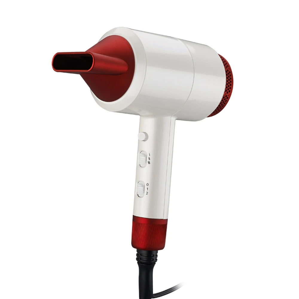 

Hair Dryer Strong Wind Household Dryer Hot Air&Cold Air Wind Negative Ionic Hammer Blower 1800W Dryers Back cover with mirror