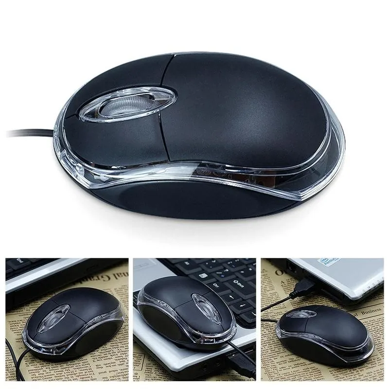 

Mouse Use Optical 3-button Mouse USB Interface For Playing PC/Laptop/Notebook 3C1 Game Optical Wheel LED Wired U2Q0