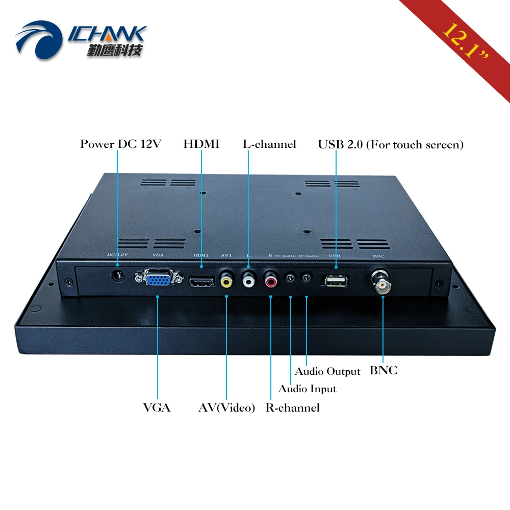ZB120TC 591D/12 1 &quotдюймов 800x600 HDMI VGA USB металлический корпус настенный драйвер емкостный