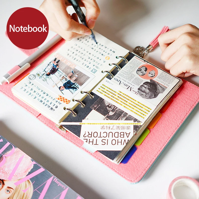 Горячая Распродажа блокнот из ПУ заменяемый для путешественников пустой дневник