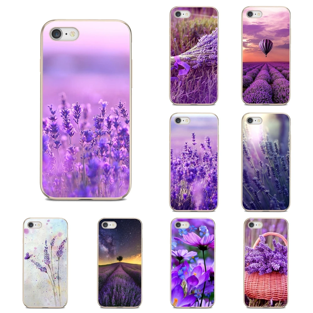 Фоточехол с акварельным рисунком искусство лаванды для HTC U11 U12 One M7 M8 M9 M10 A9 X9 E9 Plus