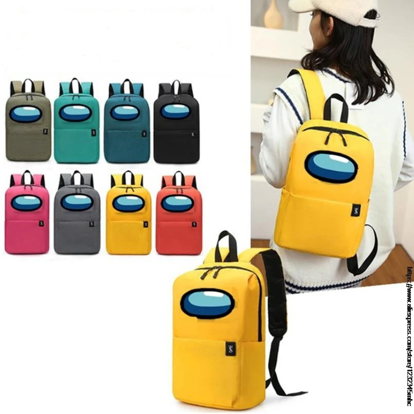 

NEW Among Us 3D Games Men Women Backpack Print Hip Hop Students Teenage Boys Girls SchoolBag Travel Bag