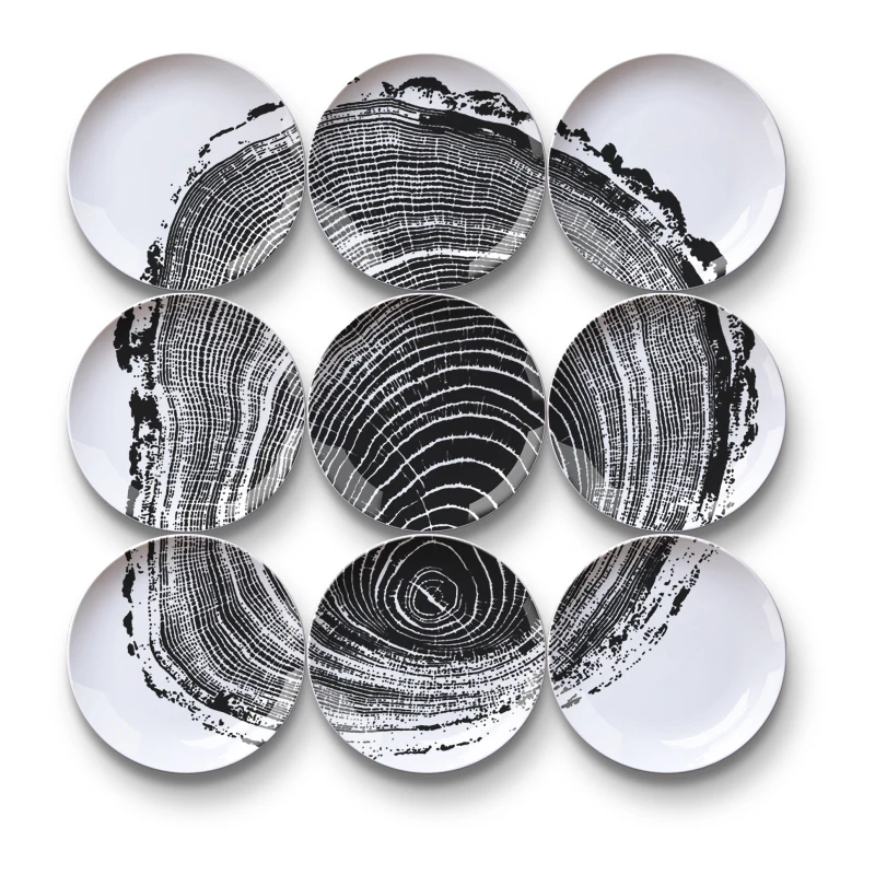 

Керамическая подвесная тарелка в виде бабочки, украшение для стен в ресторане и магазине, модное индивидуальное настенное украшение