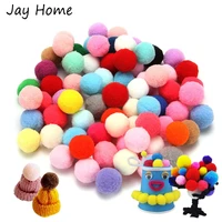 100pcs soft fluffy pompoms mixed color pom poms ball 101525mm wedding christmas party decoration diy crafts sewing supplies