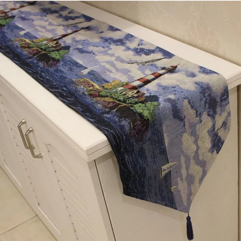 Классическая настольная дорожка с британским флагом Настольная США скатерть для