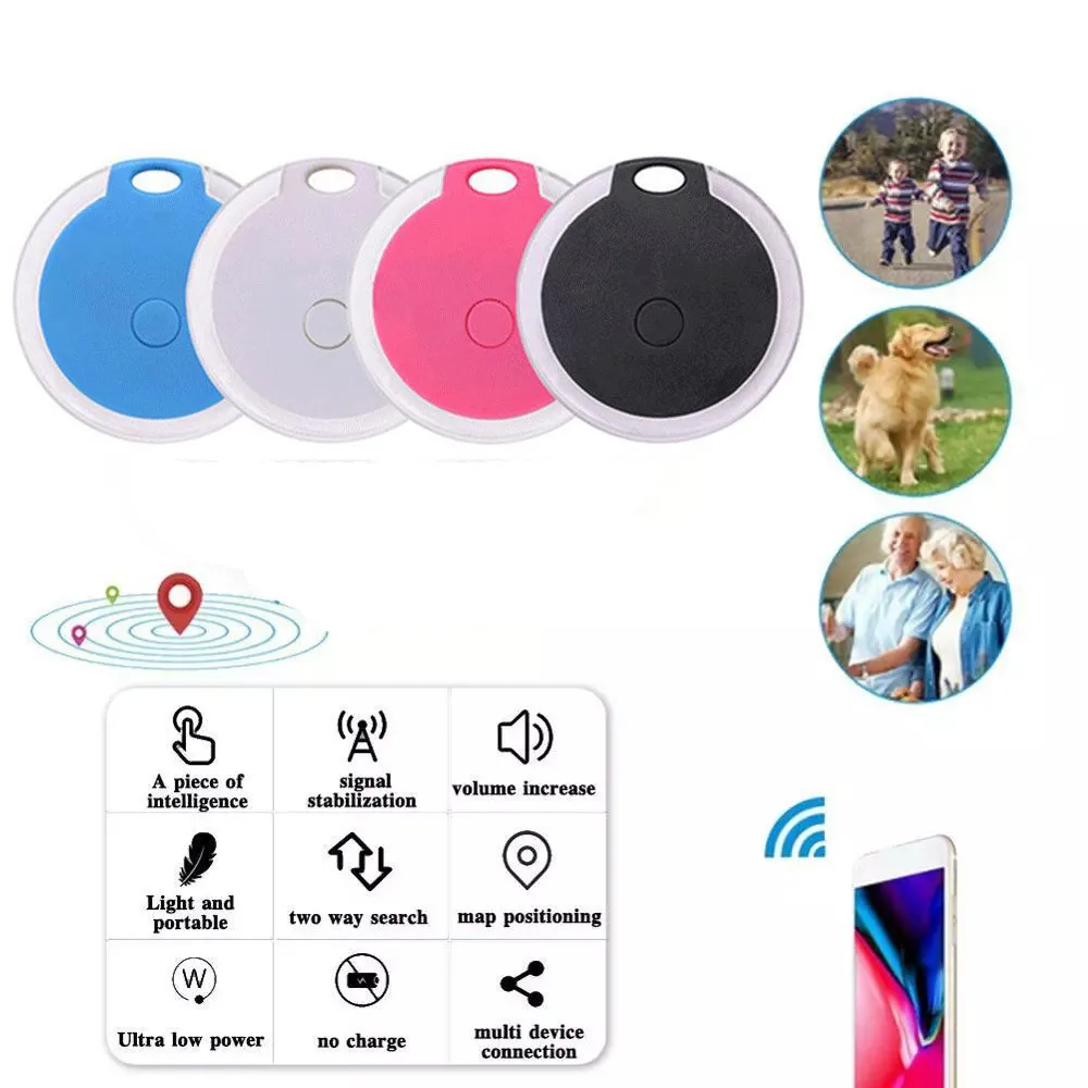 

Cat Dog Tracking GPS Tracker Anti-lost Alarm Tag Wireless Bluetooth Tracker Child Wallet Bag Key gps pet