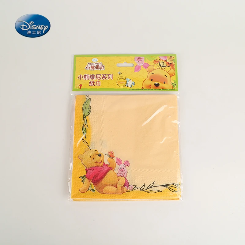 34 шт./лот Disney с Винни пухом для м/ф Пуха и день рождения украшения тема вечерние