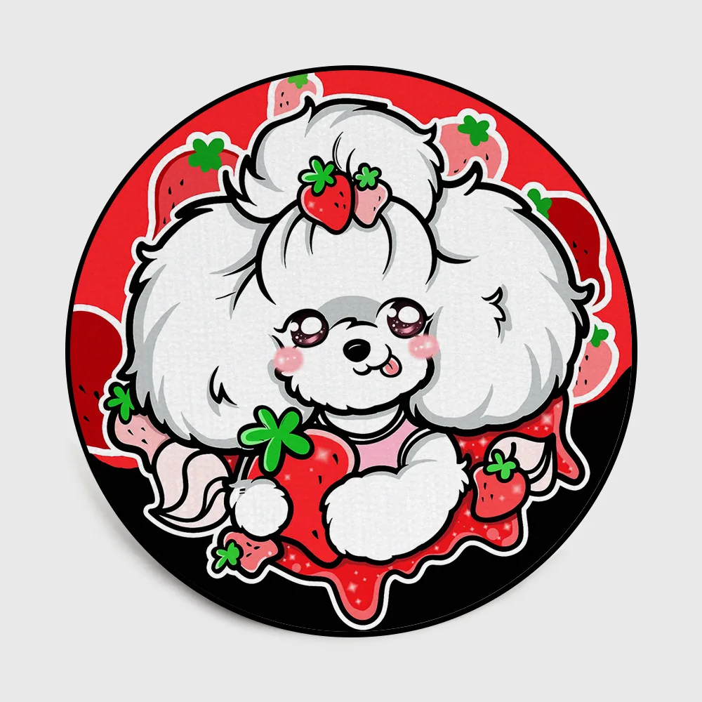

Cute cartoon pet dog mat, Keji FA Dou Bi bear, border herder, Chenery husky mat