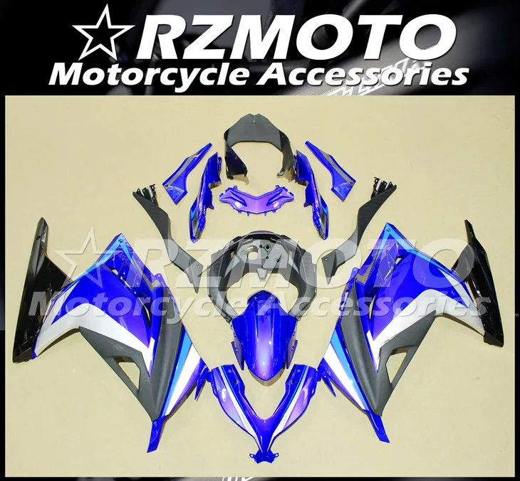

New ABS Motorcycle Fairings kit Fit for Kawasaki Ninja 300 EX300 ninja300r 2013 2014 2015 13 14 15 16 17 18 19 blue silver