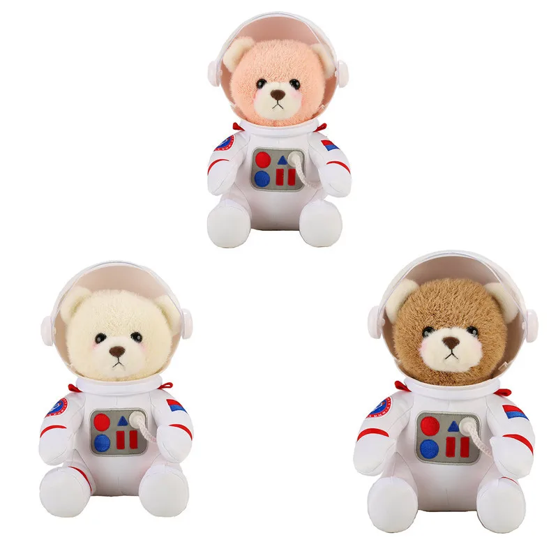 

KAWAII Bear COS астронавты, Космический медведь, плюшевая игрушка, милая мягкая сумка-мессенджер, косметичка, украшения, праздничный подарок для д...