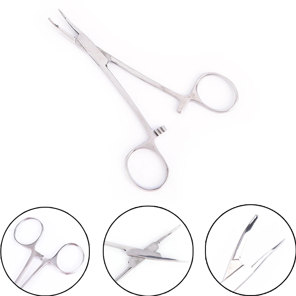 Хорошая сделка новый 5 &quotРыбалка гемостат запорные зажимы щипцы из Нержавеющей