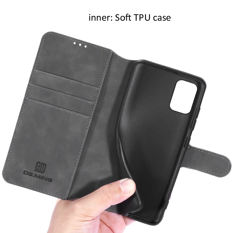 Чехол-бумажник из матовой кожи с откидной крышкой для Samsung Galaxy A31 чехол в стиле