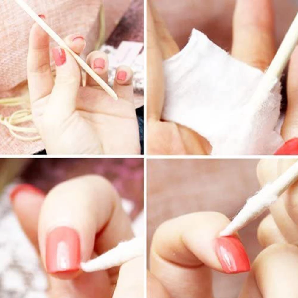 100 шт. деревянные палочки для удаления кутикулы|Пушеры кутикулы| |