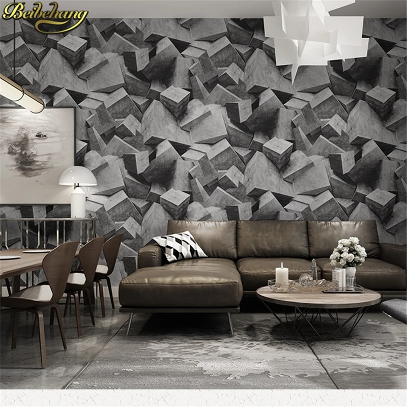 Обои для стен 3 d 3D сетка окно Геометрическая линия домашний декор рулон бумаги в