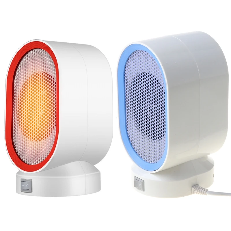 

400W Mini Electric Heater Portable Desktop Fan Heater PTC Ceramic Heating Warm Air Blower Home Office Warmer CN Plug