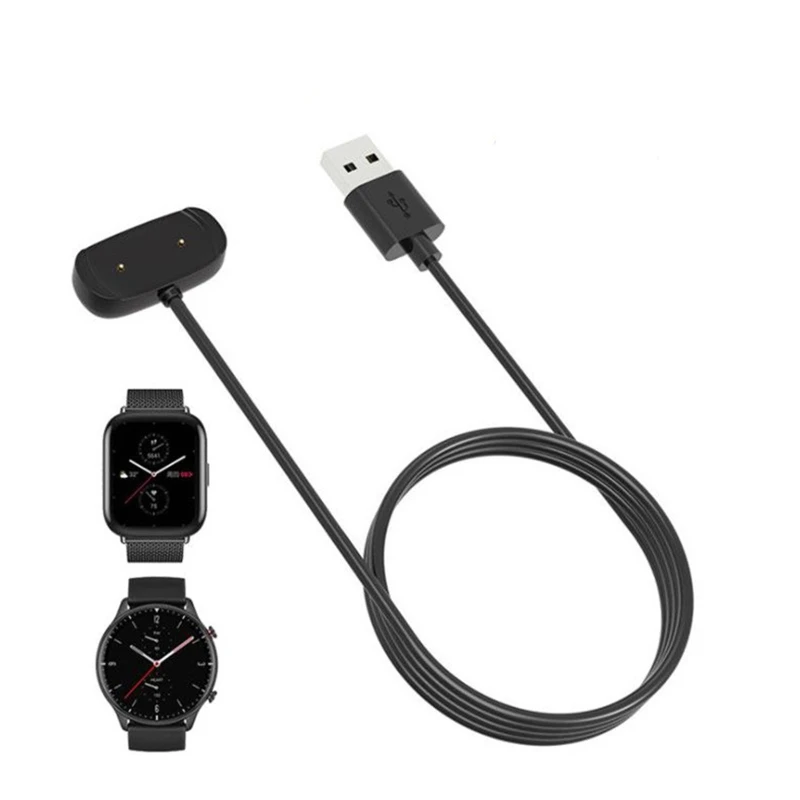 Магнитный USB-кабель для быстрой зарядки умных часов Hua-mi Amazfit GTR 2/GTS 2/Bip U 1 м |