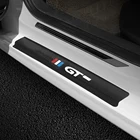 4 шт., автомобильные виниловые наклейки на пороги Peugeot 3008 GT
