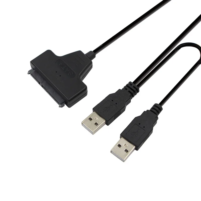 Кабель-адаптер SATA на USB 2 0-7 15-22pin Внешнее питание для жестких дисков 5 дюйма SSD HDD