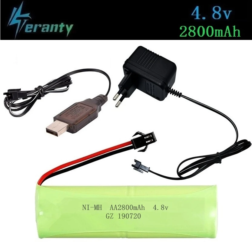 (Модель H) никель-металлогидридная аккумуляторная батарея 4 8 в 2800 мАч для