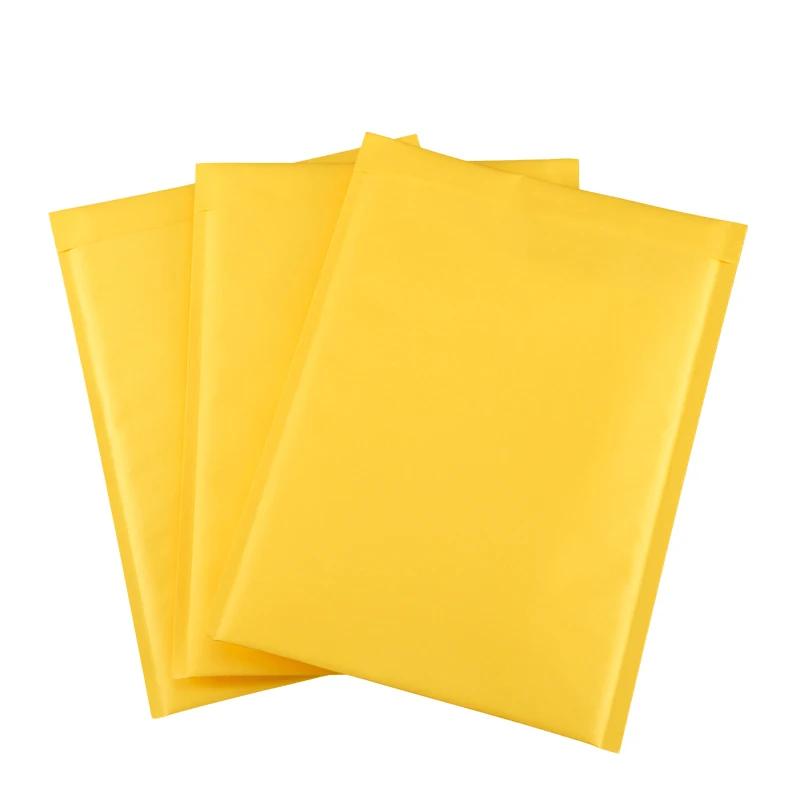 50 шт./лот конверты из крафтовой бумаги с вкладышами для доставки пузырчатым