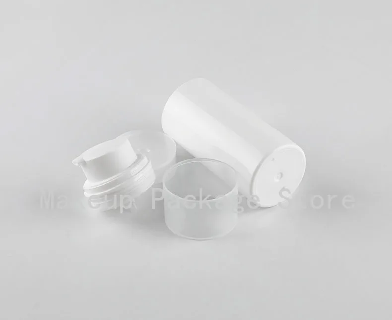 

80ml100ml120ml 30pcs/lot White Empty PP Warp Cosmetic Airless Bottle,DIY Foundation Vacuum Bottle,Snap Portable Lotion Container