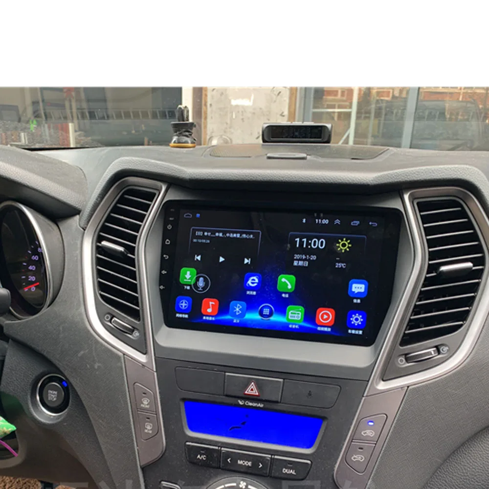 Android 10 1 для HYUNDAI IX45 SantaFe 2013 - 2017 мультимедийный стерео автомобильный DVD-плеер
