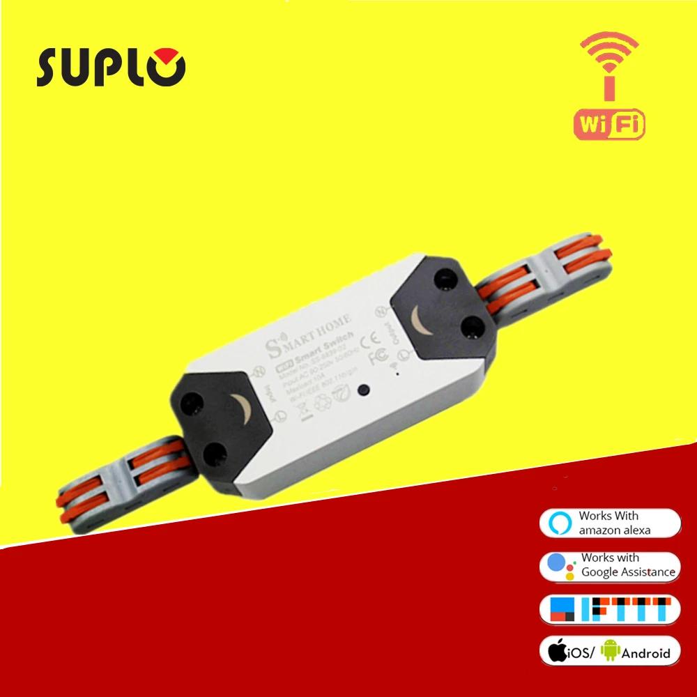 Умный Wi Fi релейный выключатель suolр беспроводной модуль дистанционного