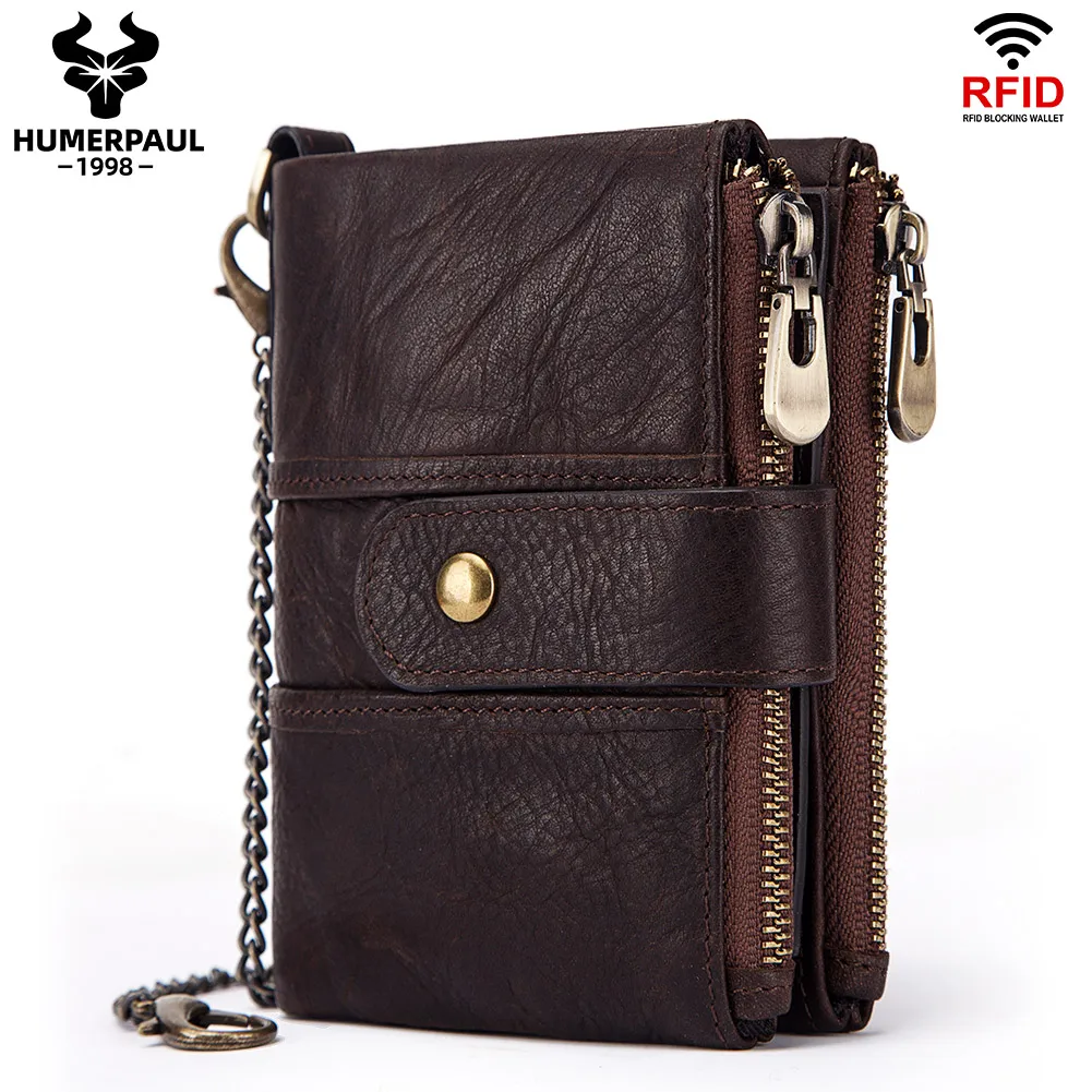 Free Engraving Short Wallet Men Coin Zipper Purses Luxury Hasp Bags Genuine Leather Travel Bank Card Holder Slim Male Walet