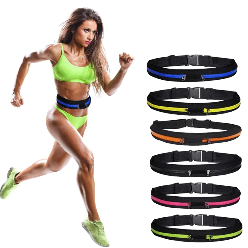 Женская и Мужская поясная сумка спортивная держатель для телефона