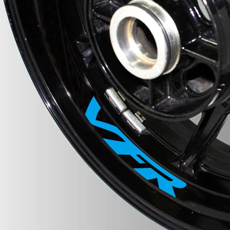 Motorcycle Reflective wheel Tire logo creative stickers rim inner Decorative waterproof decals For Honda VFR 750 800 400 1200 | Автомобили