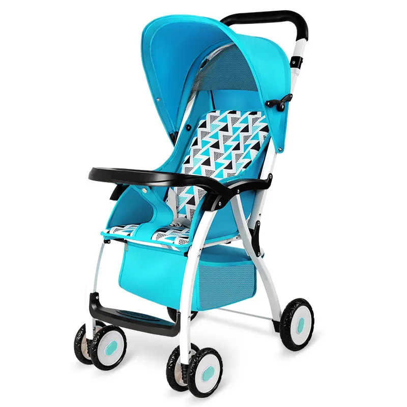 Детская прогулочная коляска складсветильник легкая регулируемая удобная