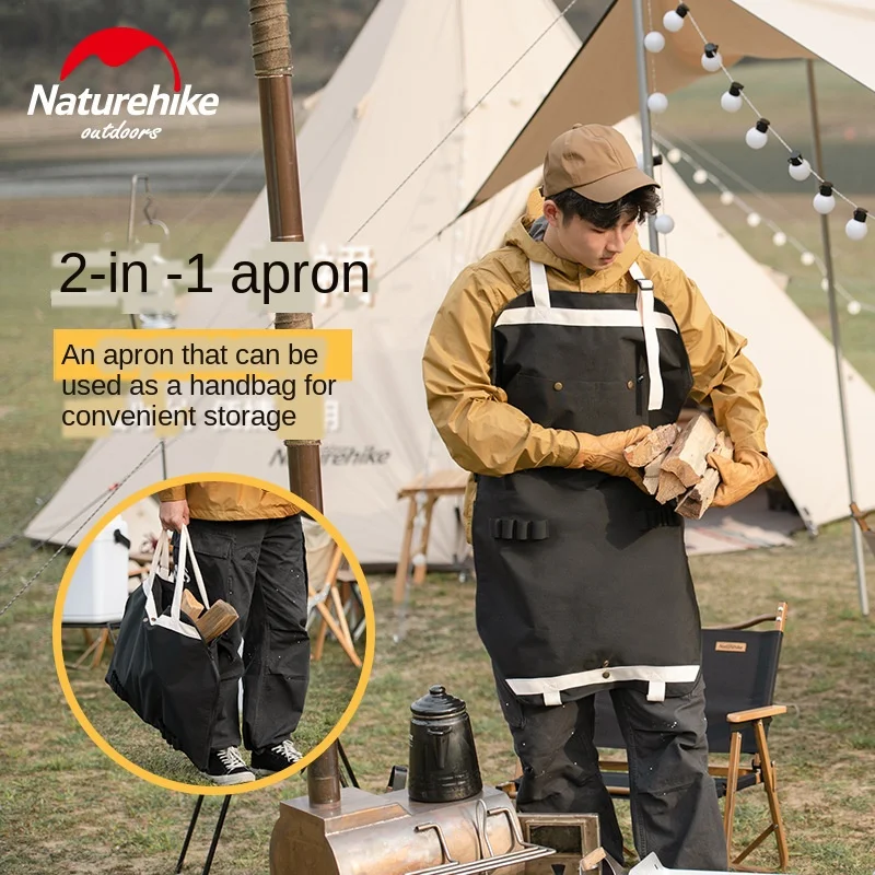 Naturehike Multi-Function Storage Apron Outdoor Camping Picnic Waist-Kitchen Overalls Work Cover military scarf men head | Спорт и