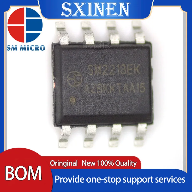 10PCS SM2213EK SM2213EM Switch Dimming Led Linear Constant Current Driven IC Switch Color-Toning Linear IC