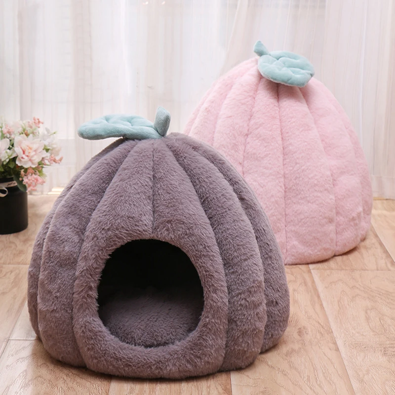 

Foldable and Removable Cat Bed Self Warming for Indoor Cat Dog House with Mattress Puppy Cage Lounger Grey ropa para perro Drop