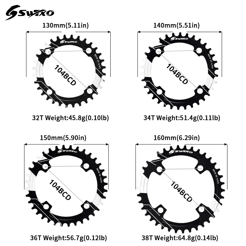 Комплект кривошипов SWTXO MTB 170 мм кривошипы нижний кронштейн 32T 34T 36T 38T Кривошип
