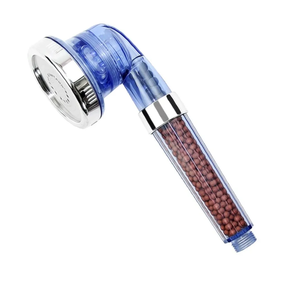 Bathroom High Turbo Pressure Shower Head Powerful Three Gears Water Saving Negative Ion Energy Sphere | Обустройство дома