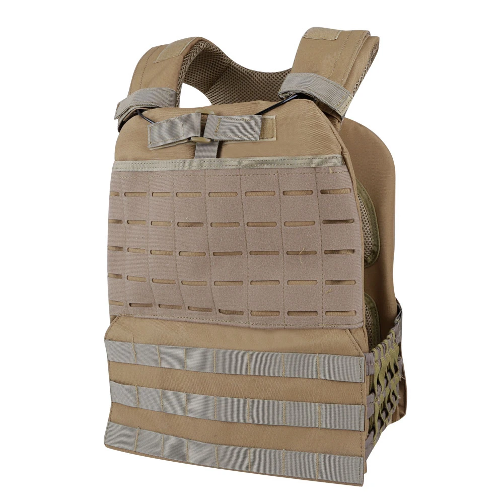 Tactical Plate Carrier Vest Laser Cut Quick Release System Lightweight Cummerbunds Nylon Molle