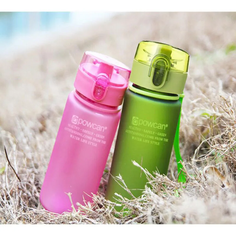 560 мл портативные спортивные бутылки для воды пластиковая посуда напитков