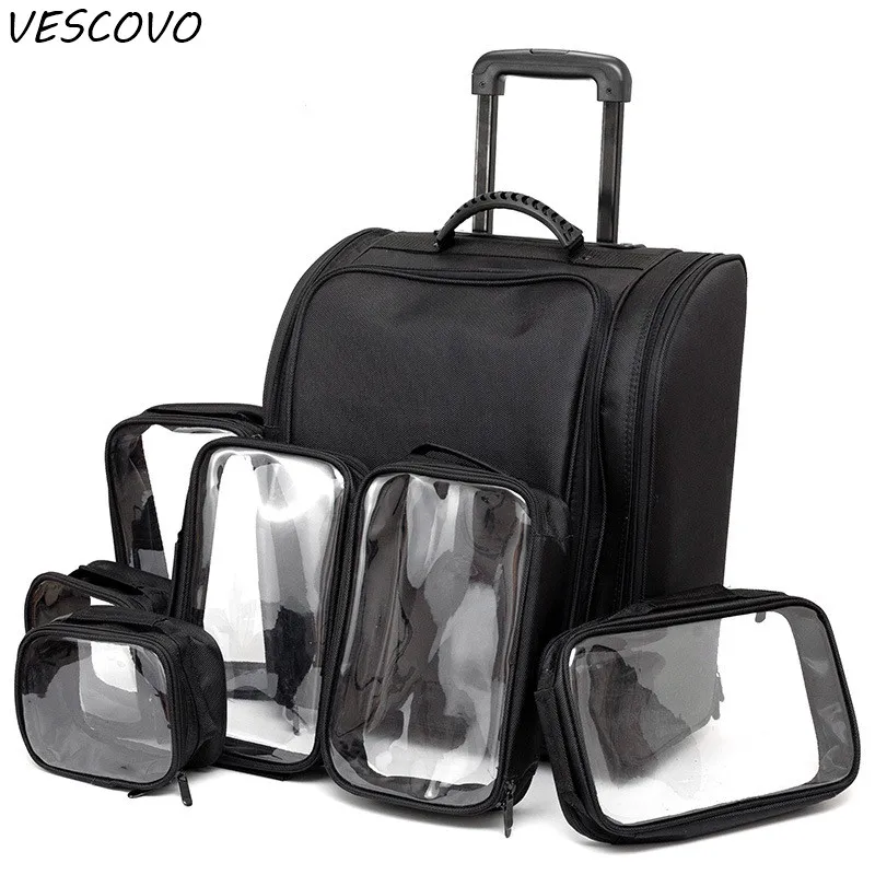 Vescovomultiфункциональный косметический чехол на колесиках Женская